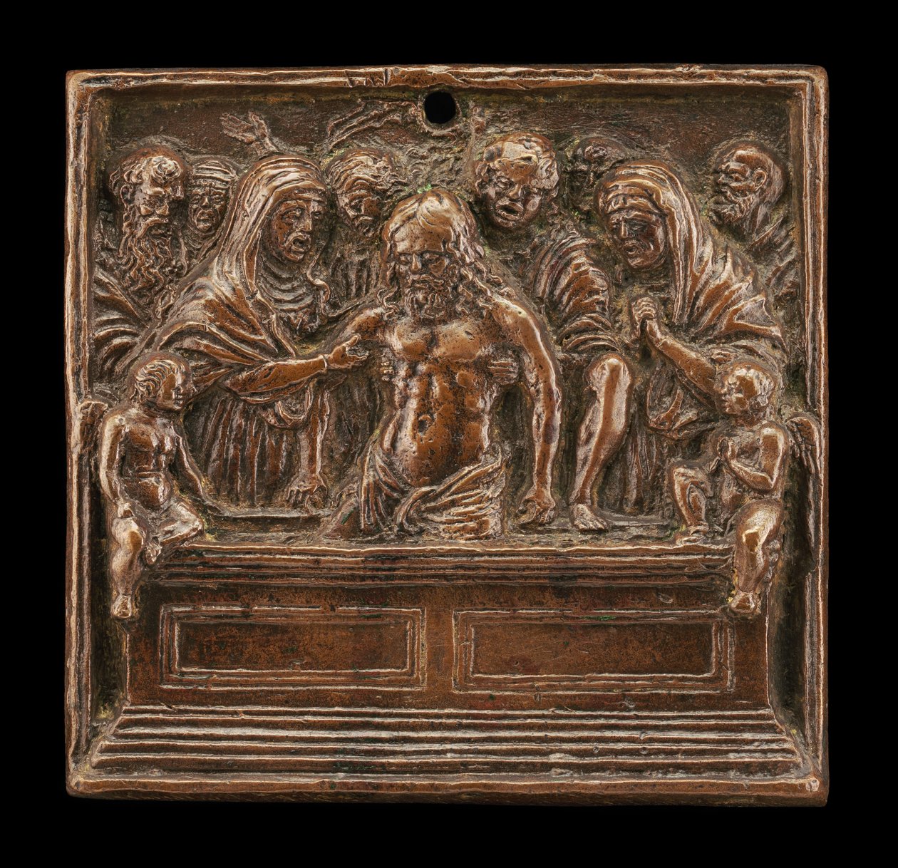 埋葬》（The Entombment 作者 叫 Riccio Andrea Briosco