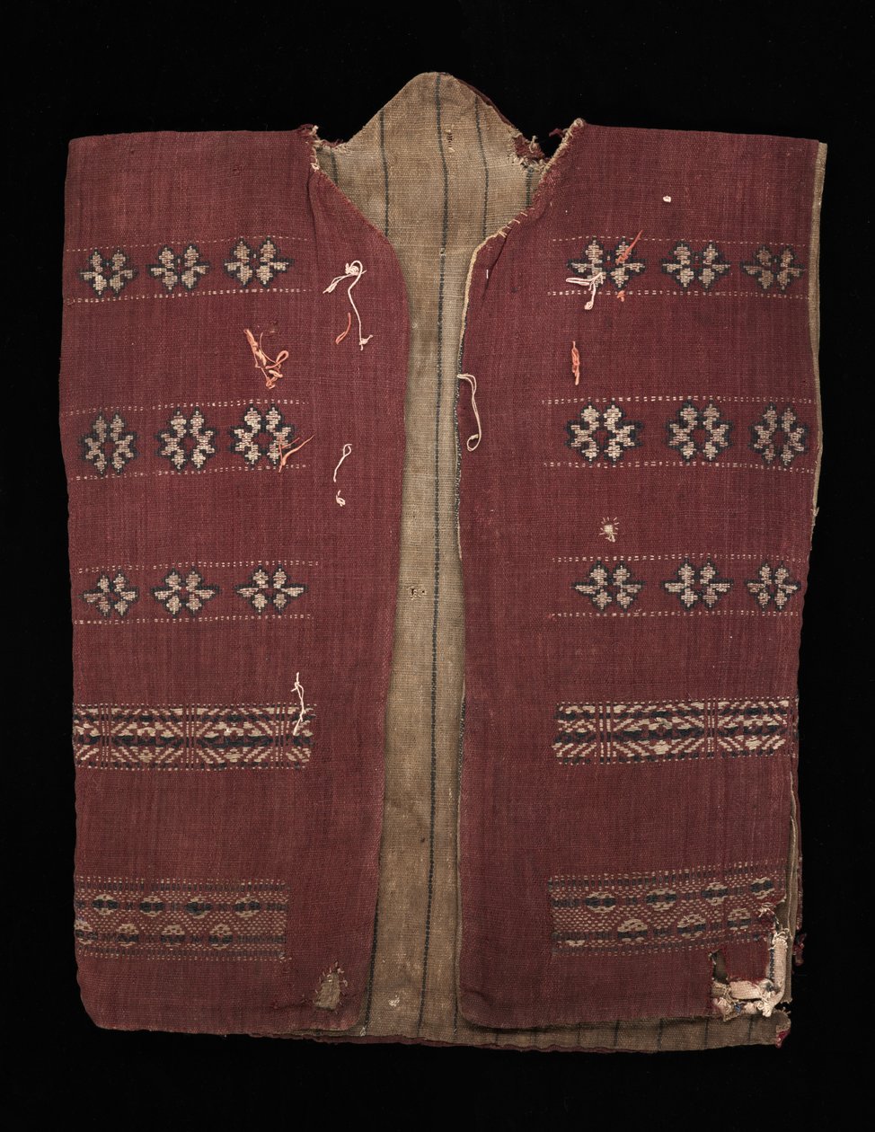 猎头者的外套（baju kirai），约1825年7月75日（土布棉） 作者 文化伊班