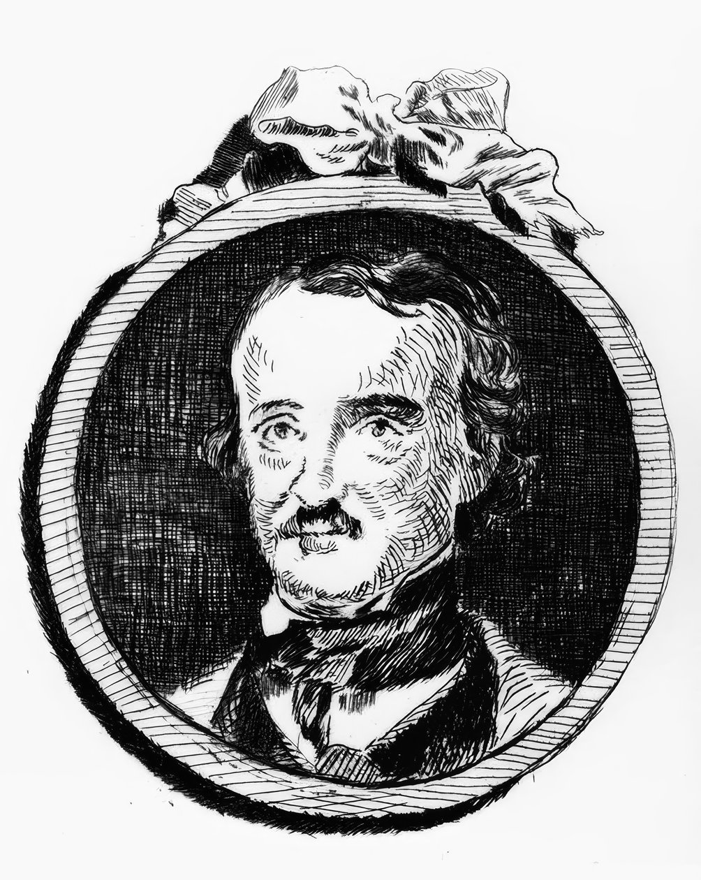 Edgar Allan Poe -工作。诉E.Manet 作者 爱德华·马奈