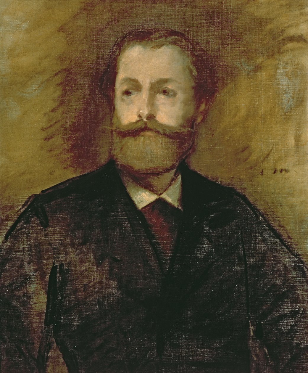Antonin Proust（1832-1905）c.1877-80的肖像 作者 爱德华·马奈