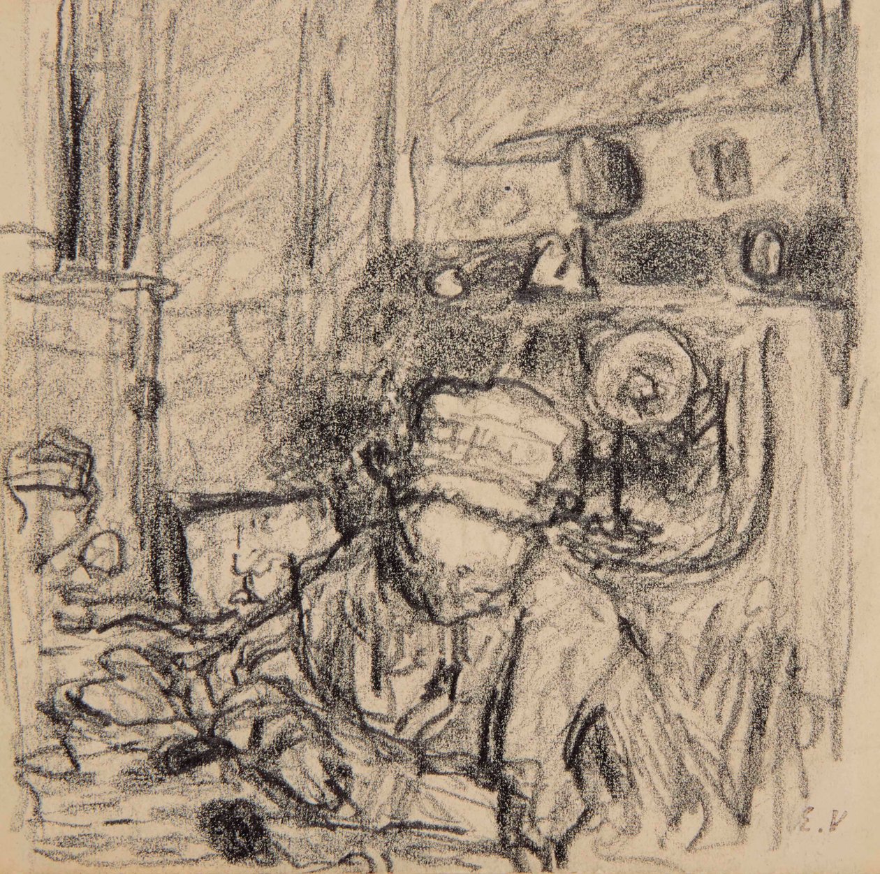 Vuillard夫人，加莱街（rue de Calais） 作者 爱德华·维拉德