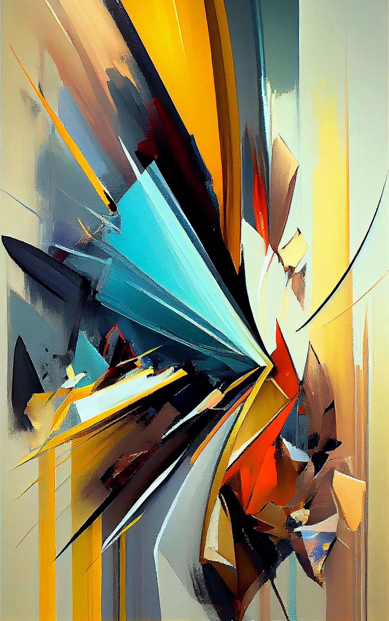 画布上的多彩多姿的抽象圆圈 作者 法赫塔利·阿卜杜勒拉希姆