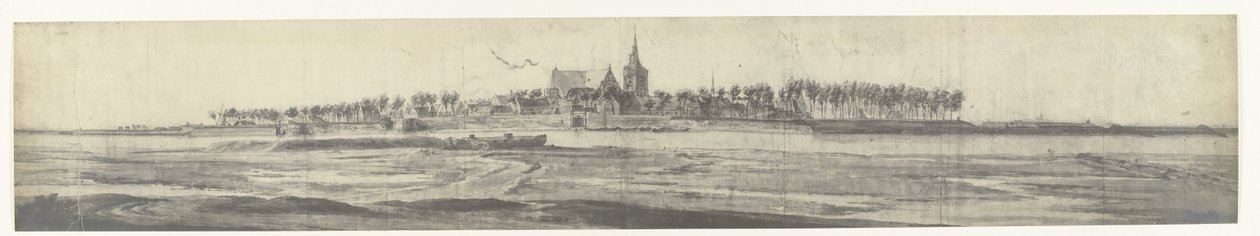 坟墓景观，1672 年
Adam Frans van der Meulen 1672 年绘制的法国入侵荷兰的图画照片，保存在戈贝兰博物馆（系列名称） 作者 莫罗兄弟