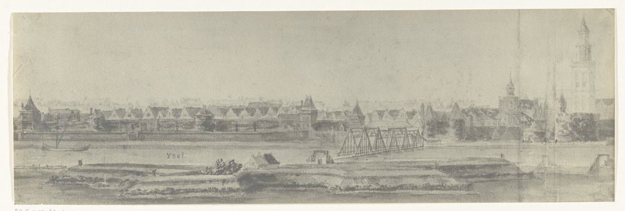 坎彭景色，1672 年
Adam Frans van der Meulen 1672 年绘制的法国入侵荷兰的图画照片，保存在戈贝兰博物馆（系列名称） 作者 莫罗兄弟