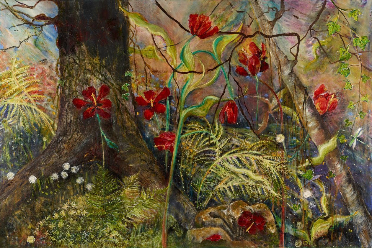 野生花园，2017（油画） 作者 乔卡斯塔·莎士比亚
