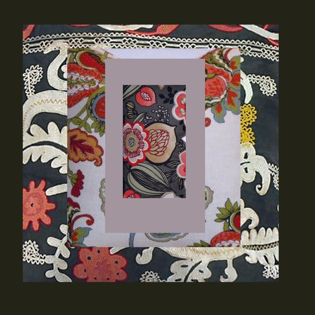 色彩与图案拼贴》，2018 年（混合媒介） 作者 琳达·亚瑟（Linda Arthur）