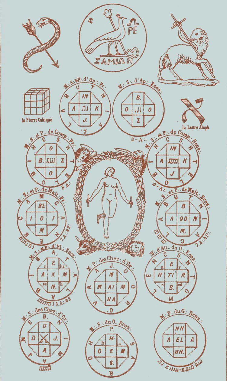 塔罗牌的第二十一把钥匙 作者 埃利佩斯（Lévi）之后