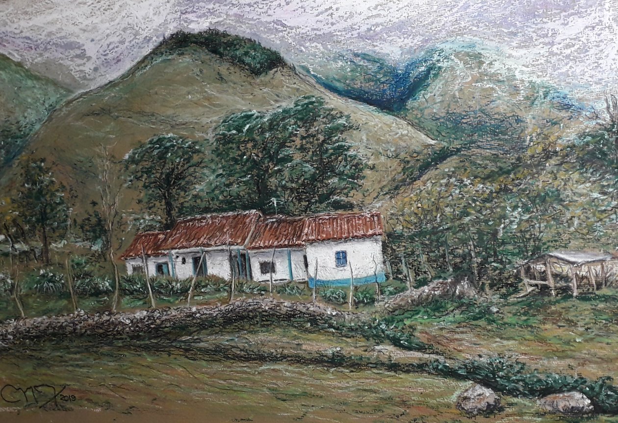安第斯山脉景观--委内瑞拉的利亚诺-拉尔戈 作者 miguelmendez_art.ve