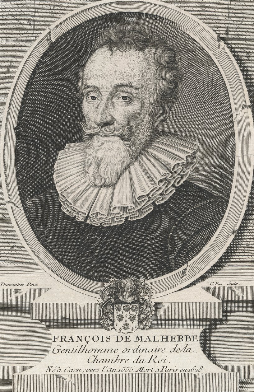 Francois de Malherbe 作者 Daniel Dumonstier或Dumoustier