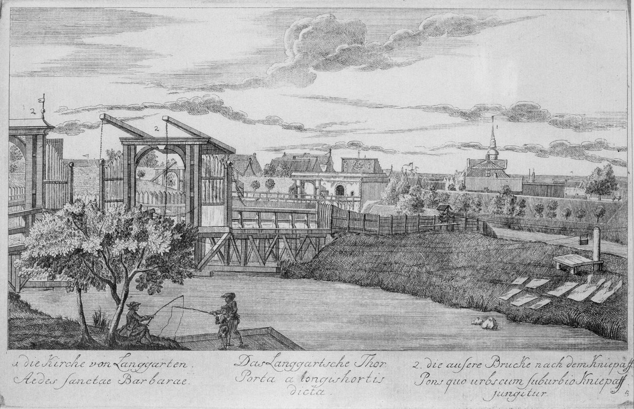 格但斯克城镇大门展示长廊，来自“格但斯克五十景”，由Matthaeus Deisch（1724-89）雕刻1761-65 作者 弗里德里希·安东·洛尔曼或洛曼