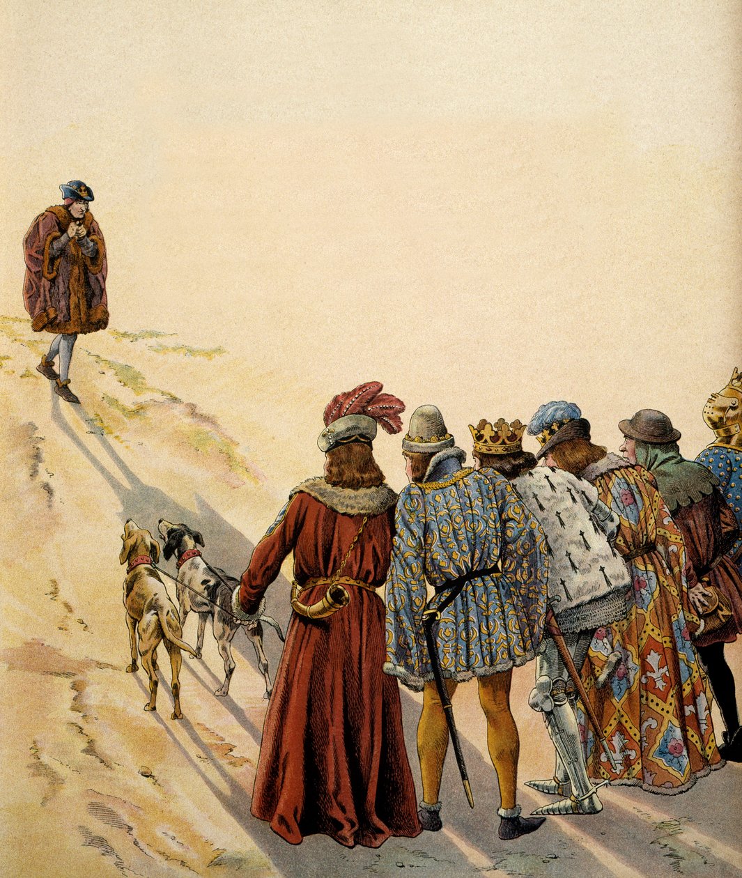中世纪法国历史（Middle Ages）：夏洛莱伯爵（当时的特梅雷尔查理（1433-1477）、弗朗索瓦二世、布列塔尼公爵（1433-1488）、法国查理、贝里公爵和国王的兄弟 (1446-1472)，波旁公爵约翰二世 (1426- 作者 Onfray de Breville Jacques Job的化名