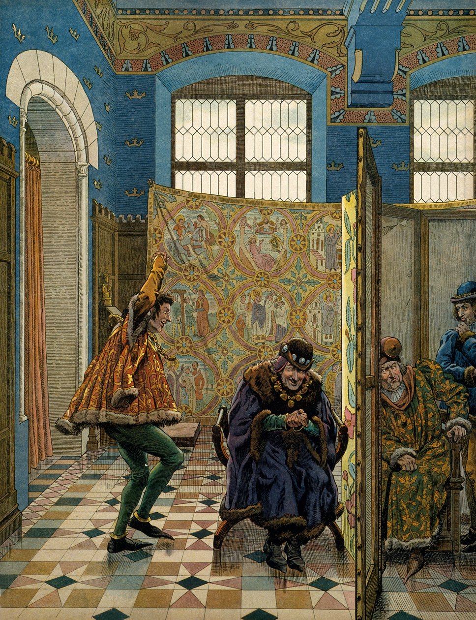 中世纪法国历史（Middle Ages）：在法国国王路易十一说谨慎（1423-1483）之前，圣波尔的一位绅士取笑英国国王（他的盟友） 爱德华四世的使者来见L 作者 Onfray de Breville Jacques Job的化名