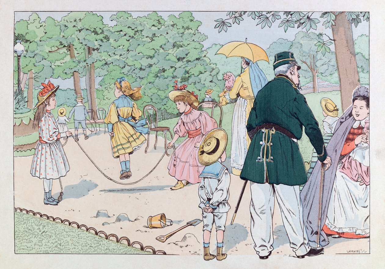 Jacques Marie Gaston Onfray de Breville dit JOB (1858 - 1931); 插图来自《Les epees de France》一书。19世纪广场的守护者; 科尔，部分 作者 Onfray de Breville Jacques Job的化名
