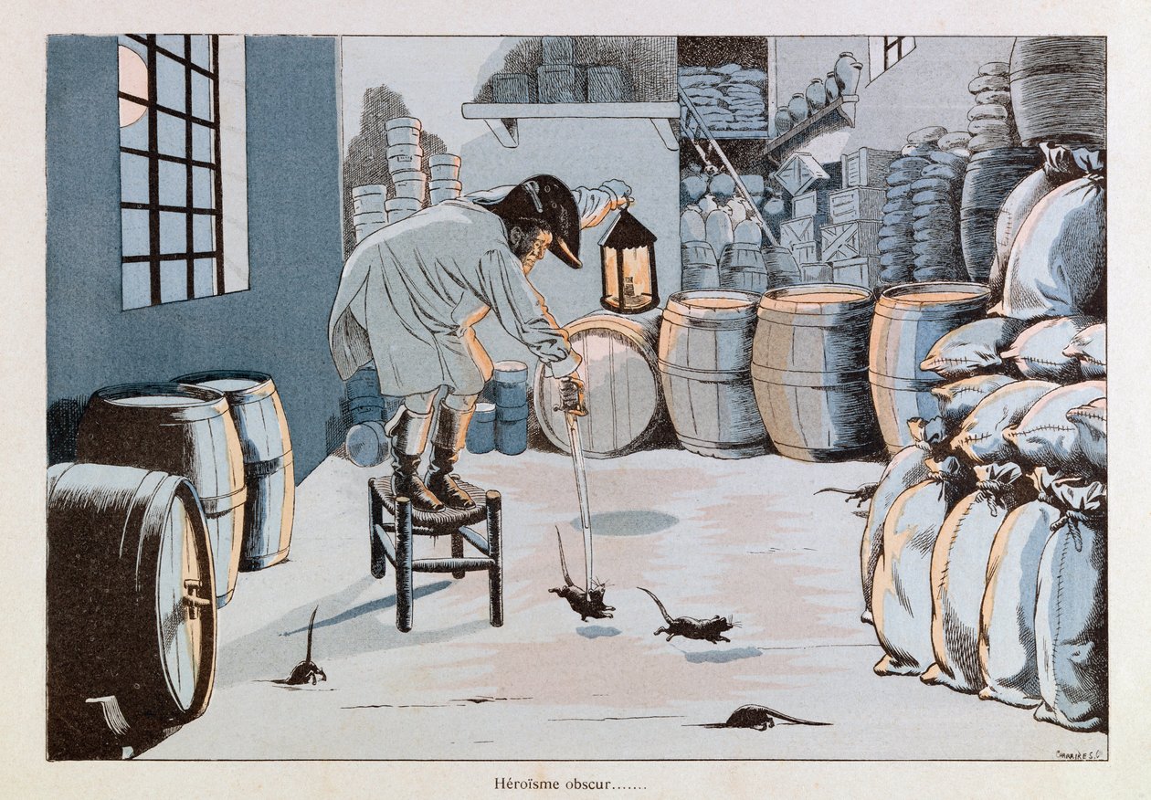 Jacques Marie Gaston Onfray de Breville dit JOB (1858 - 1931); "Les epees de France "中的插图：Commissaire aux provisions de l