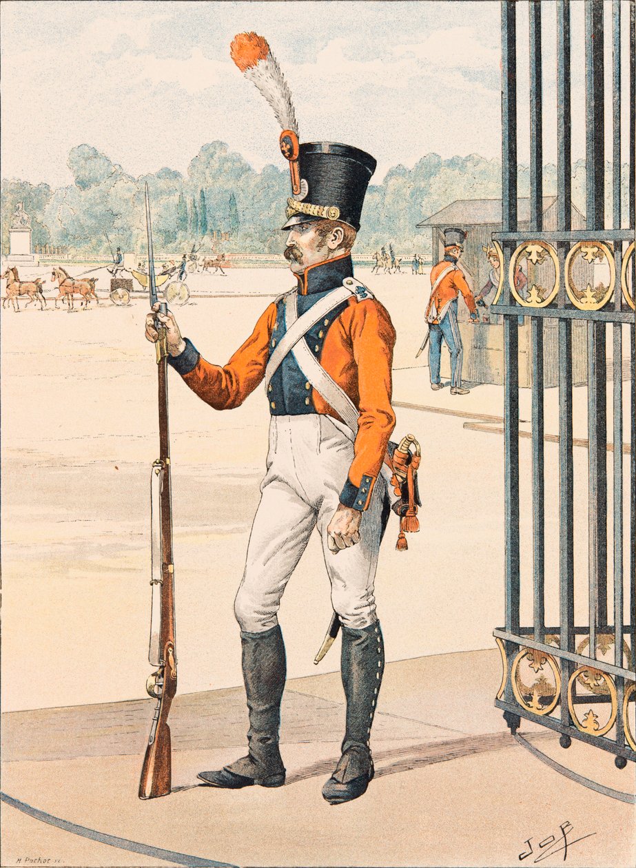 Jacques Marie Gaston Onfroy de Breville dit JOB (1858-1931) - 法国军队在任何时候的装备。法国榴弹炮部队，私人收藏 作者 Onfray de Breville Jacques Job的化名