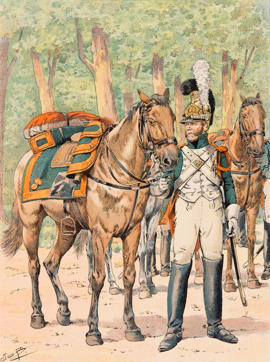Jacques Marie Gaston Onfroy de Breville dit JOB (1858-1931) - 任何时候法国军队的装备：Dragons de France (1814 - 1815)，私人收藏 作者 Onfray de Breville Jacques Job的化名