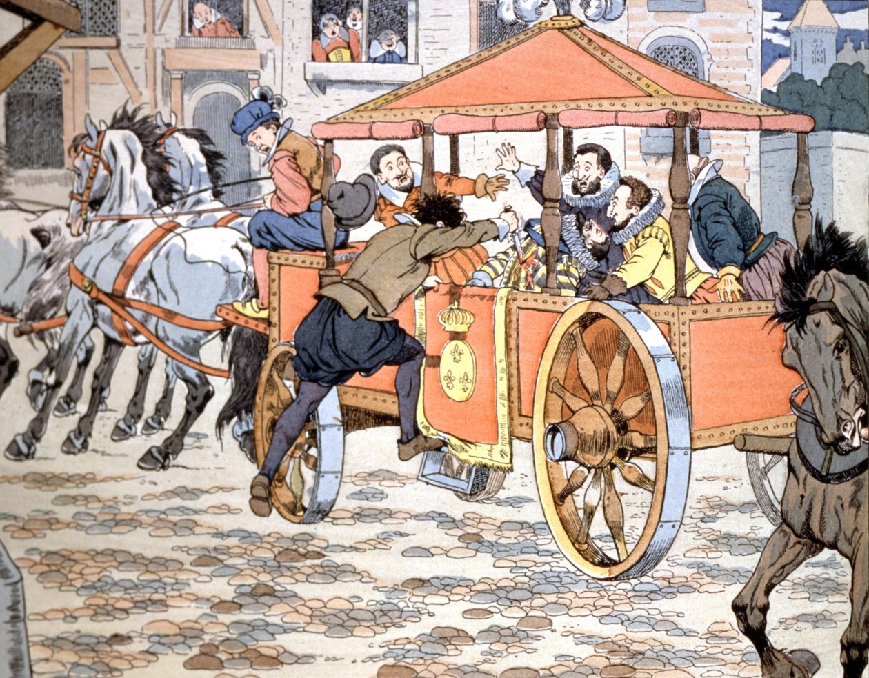 亨利四世谋杀案》，约 1900 年（插图） 作者 Onfray de Breville Jacques Job的化名