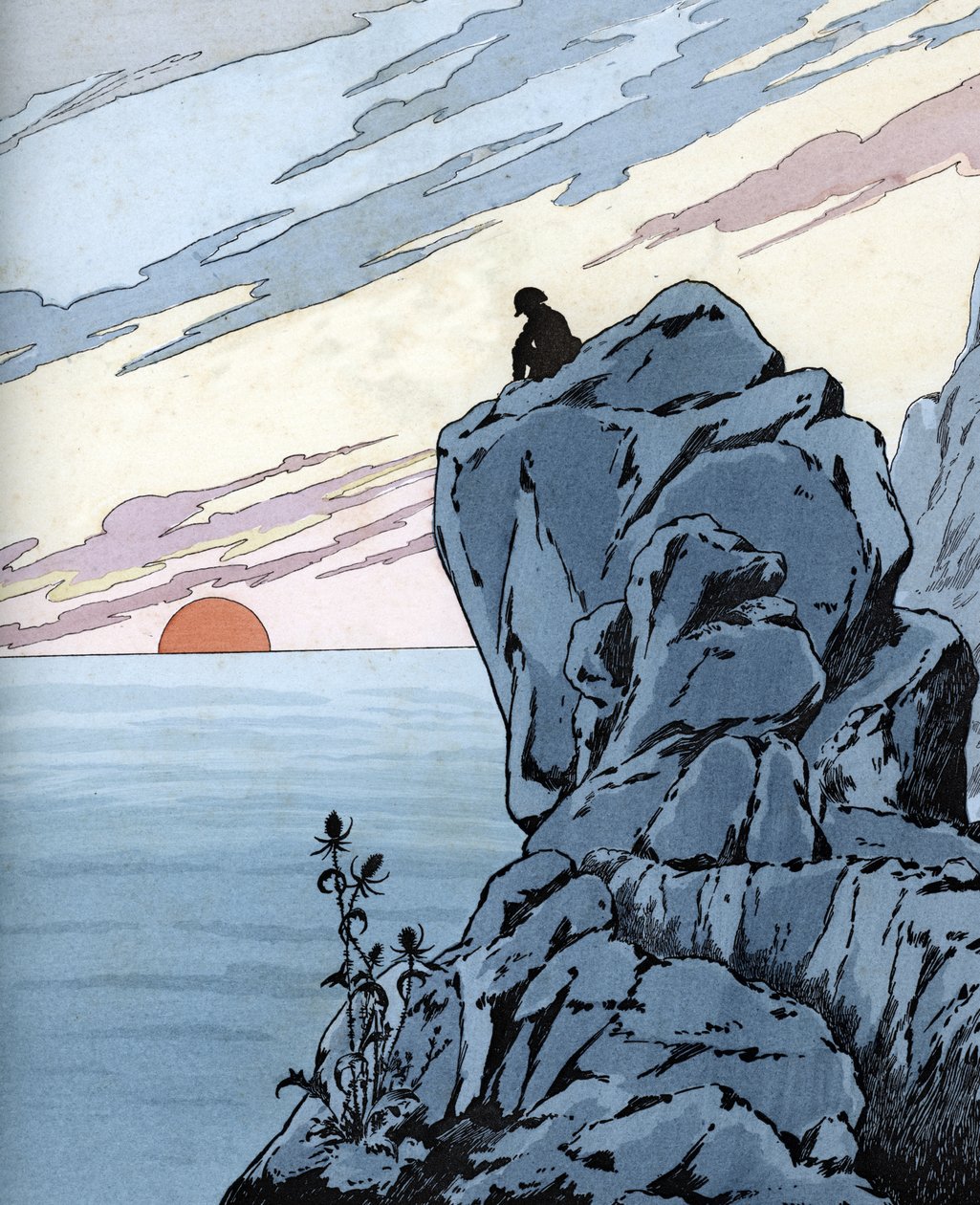 流亡圣赫勒拿岛的拿破仑一世（1815 年） 作者 Onfray de Breville Jacques Job的化名