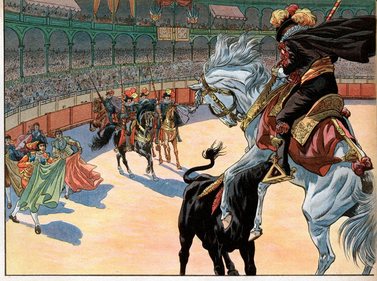 在西班牙斗牛。约阿希姆·穆拉特（Joachim Murat） 作者 Onfray de Breville Job的化名