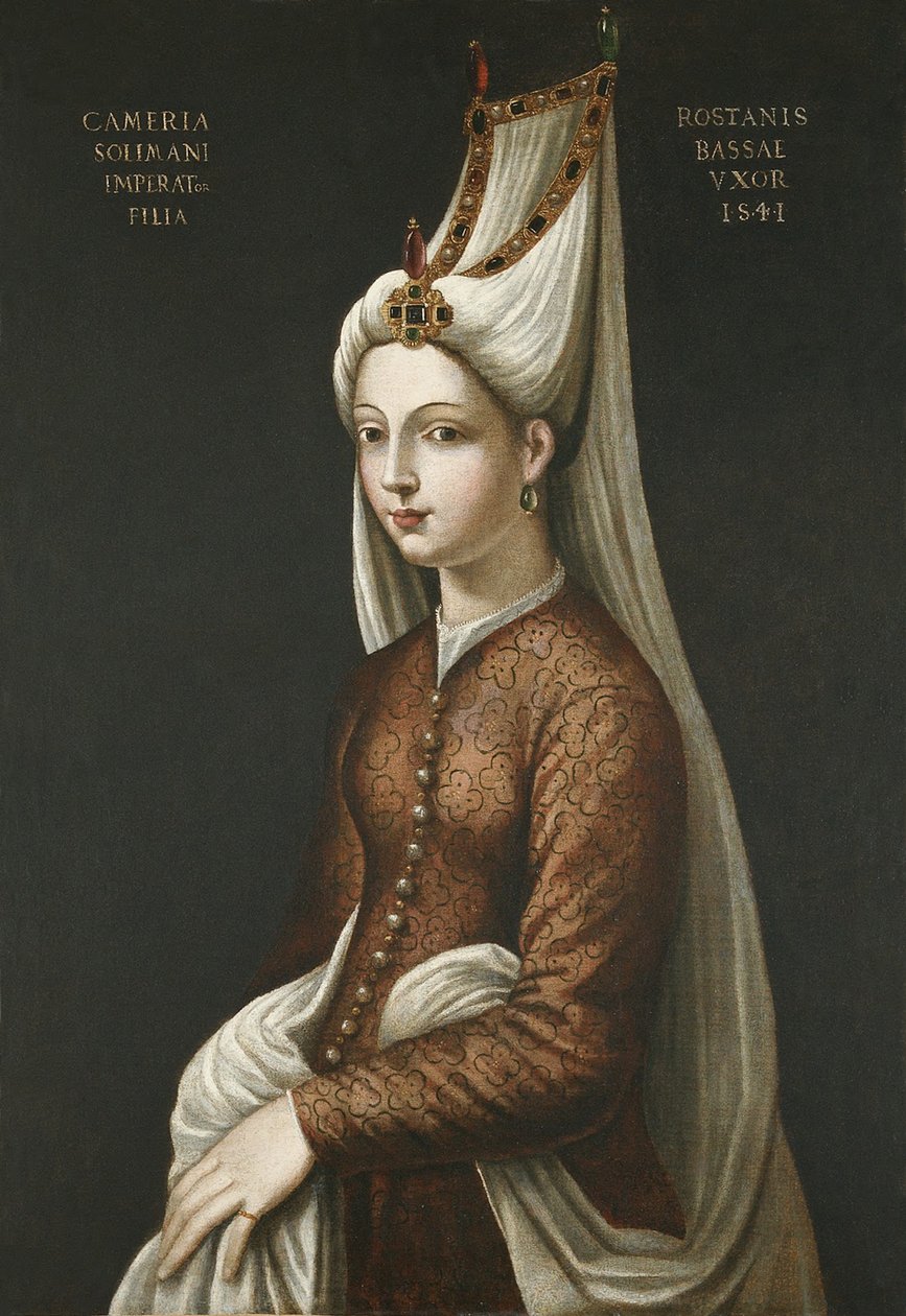 米里玛-苏丹公主1522-1578年，皇帝苏莱曼一世的女儿，公元16世纪下半叶。 作者 16世纪下半年。意大利语