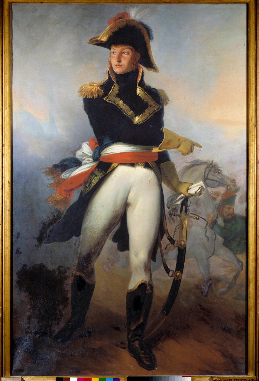 Portrait en pied du general Jean Andoche Junot (Jean-Andoche) (1771-1813) Painting by Raverat Vincent Nicolas Raverat (1801-1865) 19th century. Paris, Musee de l