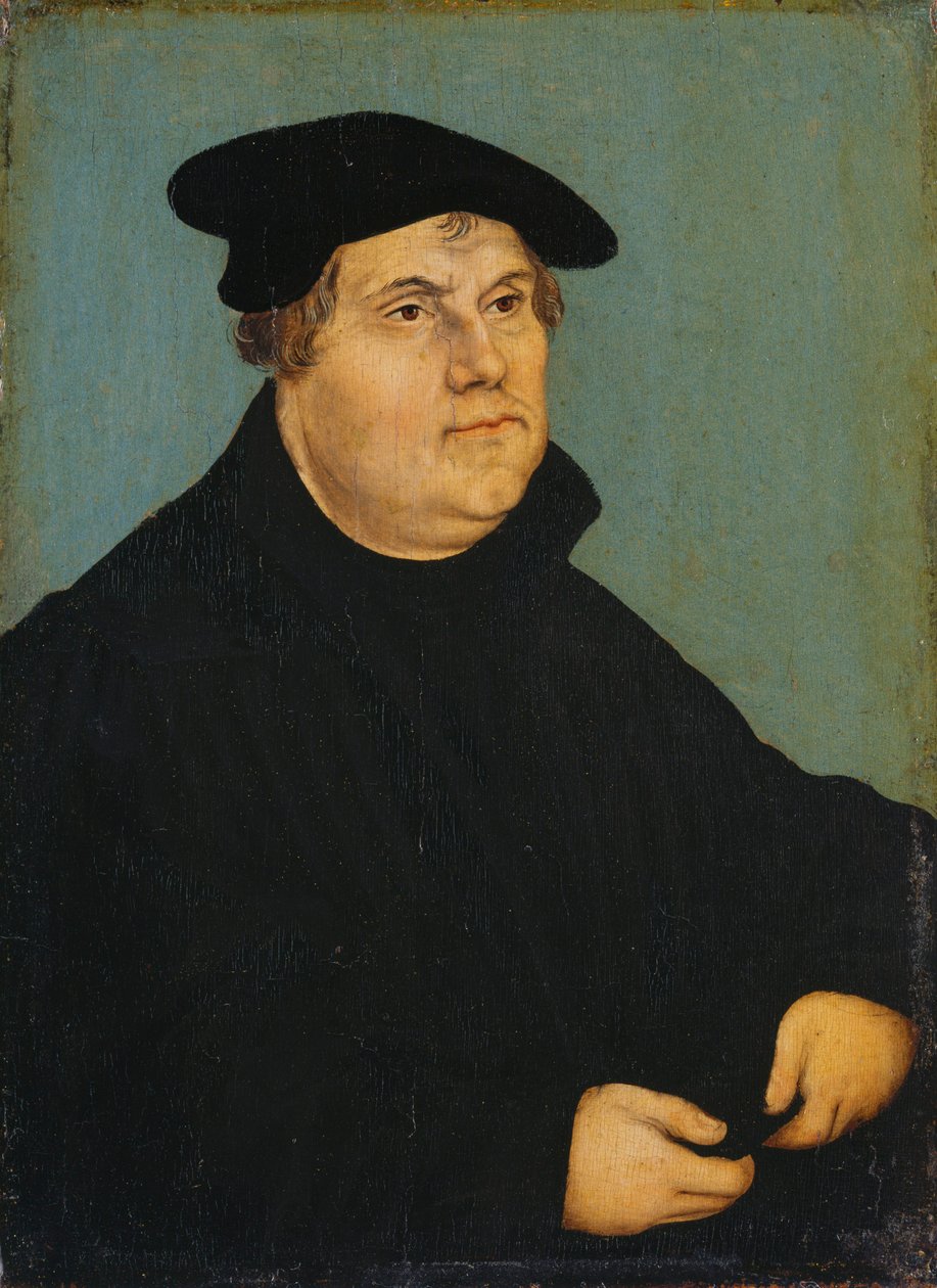 马丁·路德的肖像 作者 卢卡斯·克拉纳赫（Lucas Cranach）讲习班