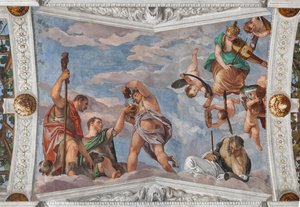 巴克斯教牧羊人使用葡萄 作者 委罗内塞