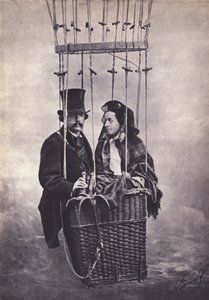 法国摄影师兼飞行员纳达尔（黑白照片） 作者 （1820-1910）（之后）纳达尔