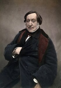 Gioachino (Antonio) Rossini (1792-1868) 意大利作曲家。Nadar拍摄的照片 作者 纳达尔