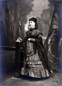 纳达尔的乔治-桑（Aurore Dupin, Baronne Dudevant）（1804-1876）肖像。 作者 纳达尔