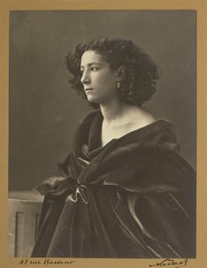 Portrait of Sarah Bernhardt in 1864 by Nadar 作者 纳达尔