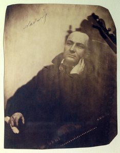 法国诗人查尔斯·波德莱尔 (1821-1867) 的肖像。 1855年 作者 纳达尔