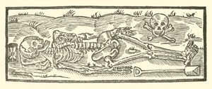 Illustration for The Roxburghe Ballads (woodcut) 作者 （之后）英语学校