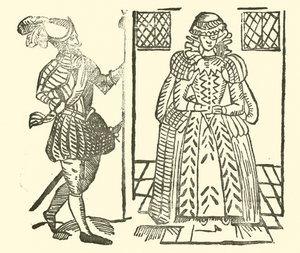 Illustration for The Roxburghe Ballads (woodcut) 作者 （之后）英语学校