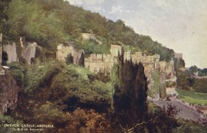 Gwrych 城堡，阿贝尔格莱（彩色照片） 作者 （之后）英国摄影师