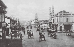 新加坡：桥北路（黑白照片） 作者 （之后）英国摄影师