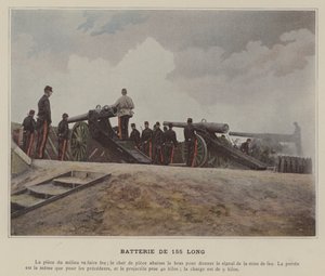 Batterie de 155 Long（彩色照片） 作者 （之后）法国摄影师
