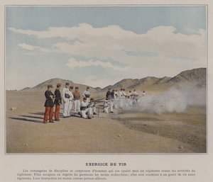 Exercice de Tir (coloured photo) 作者 （之后）法国摄影师