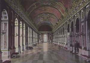 格拉塞斯(Galerie des Glaces)（彩色照片）。 作者 （之后）法国摄影师
