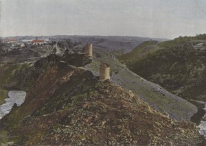 克鲁兹河在Gargilesse和Crozant之间（彩色照片）。 作者 （之后）法国摄影师