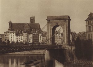 Pont Louis-Philippe 往右岸（黑白照片） 作者 （之后）法国摄影师