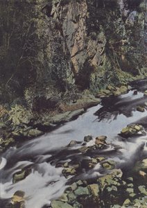 拉马蒂维的塞雷峡谷(照片拼贴) 作者 （之后）法国摄影师
