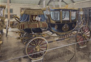 Voiture du Czar, 沙皇马车（彩色照片 作者 （之后）法国摄影师