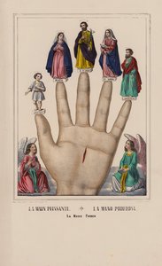 La Main Puissante, La Mano Poderosa, La Mane Potenta（彩色印刷版） 作者 （之后）法国学校