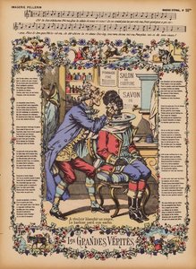 Les Grandes Verites（彩色雕刻） 作者 （之后）法国学校