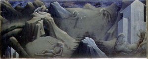 圣奥努弗里乌斯的生活场景（面板上的钢笔画