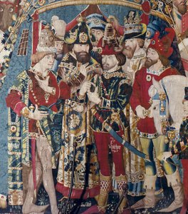 特洛伊战争：阿喀琉斯的帐篷，c.1470（挂毯）