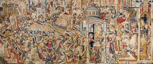 特洛伊战争：特洛伊的毁灭，约 1470 年（挂毯）
