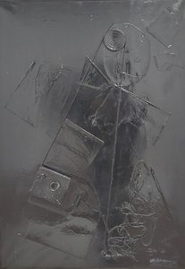 G.C.里卡尔迪，Combustione n.2，1977 年，布面混合媒介，60x80，阿尔皮诺，翁贝托-马斯特罗亚尼基金会，意大利。
