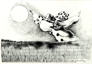 G.C.里卡尔迪，《无题》，1973 年，意大利，纸板，50x70。